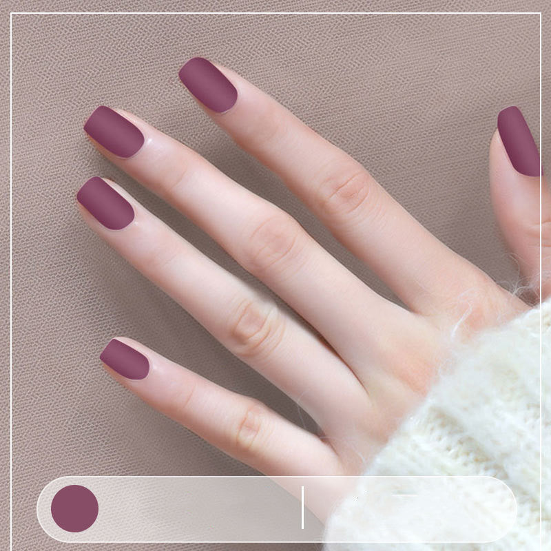 Mattitude Matte Nail Polish (regular nail polish) no curing required.