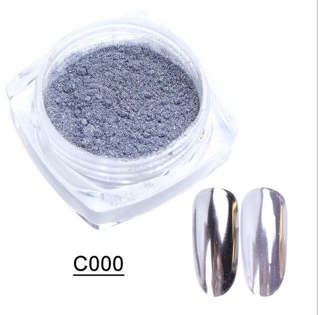 Beautiful Mirror Effect 3D Nail Rub-On Powder! 13 different colors! 0.5g containers