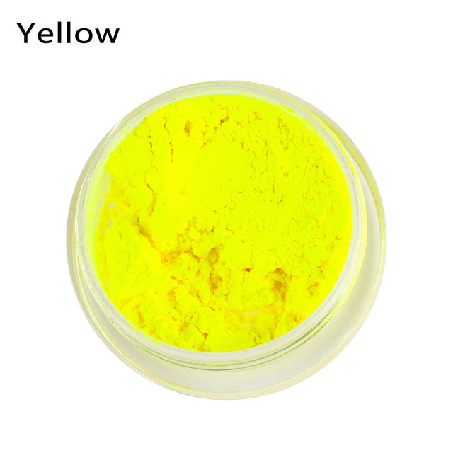 Neon Loose Powder Pigment Mica Powder...multiple uses: make-up, nails, crafts, etc.