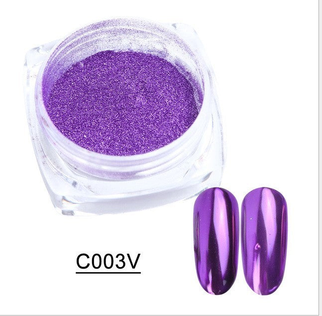 Beautiful Mirror Effect 3D Nail Rub-On Powder! 13 different colors! 0.5g containers