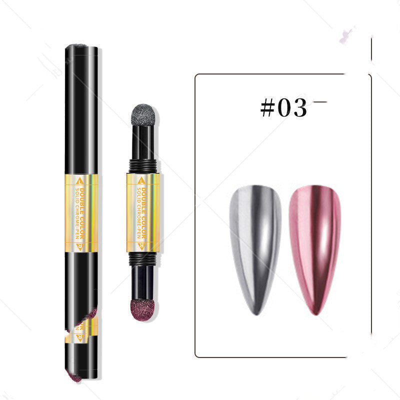 Press on Nail Powder Pen! Laser Magic Mirror Powder Cushion Pen