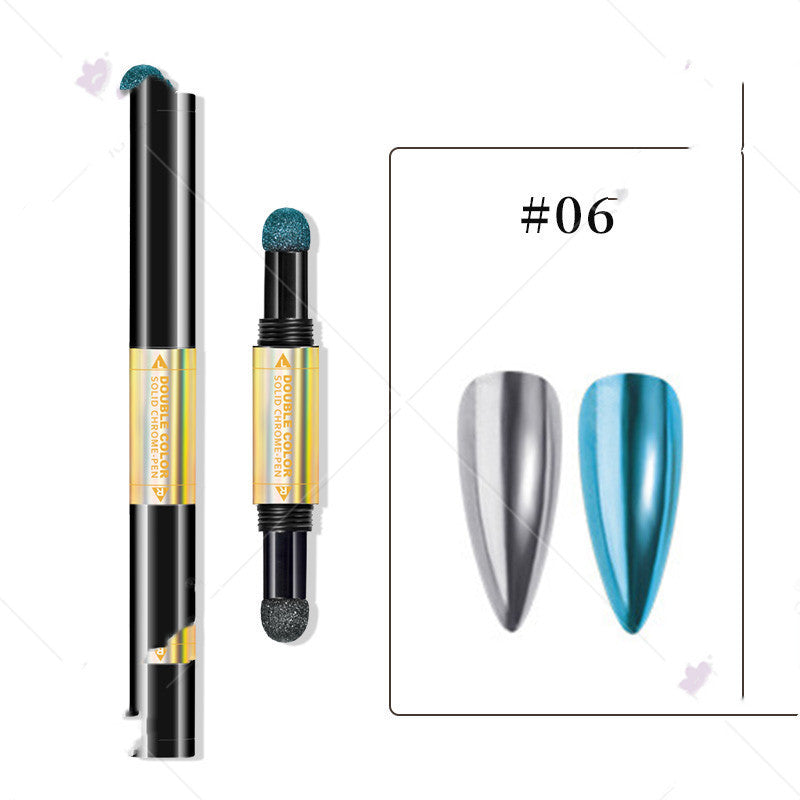 Press on Nail Powder Pen! Laser Magic Mirror Powder Cushion Pen