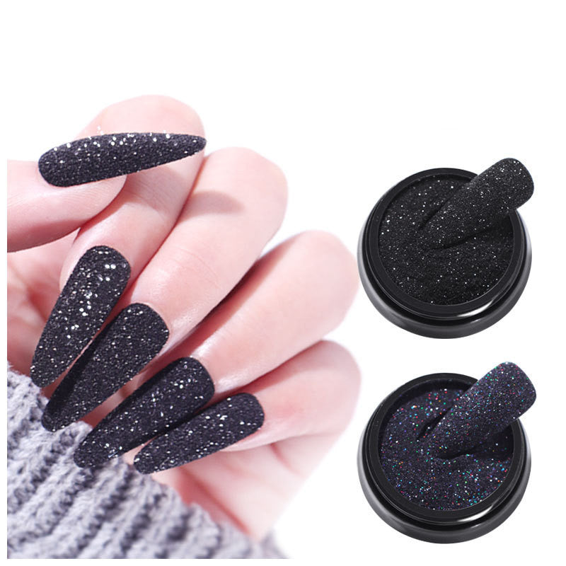 2g Nail Art Shimmer Powder-Starlight Black Gaze -Sugar Powder- Nail Art Accessories
