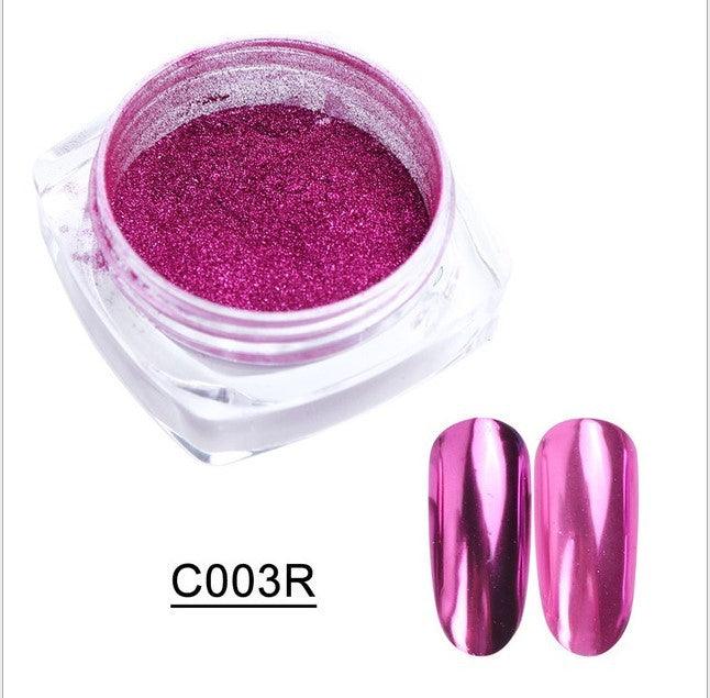 Beautiful Mirror Effect 3D Nail Rub-On Powder! 13 different colors! 0.5g containers