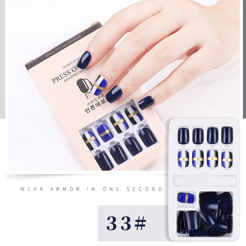 30pcs Detachable False Nail Artificial Tips Set Full Cover for Short Decoration