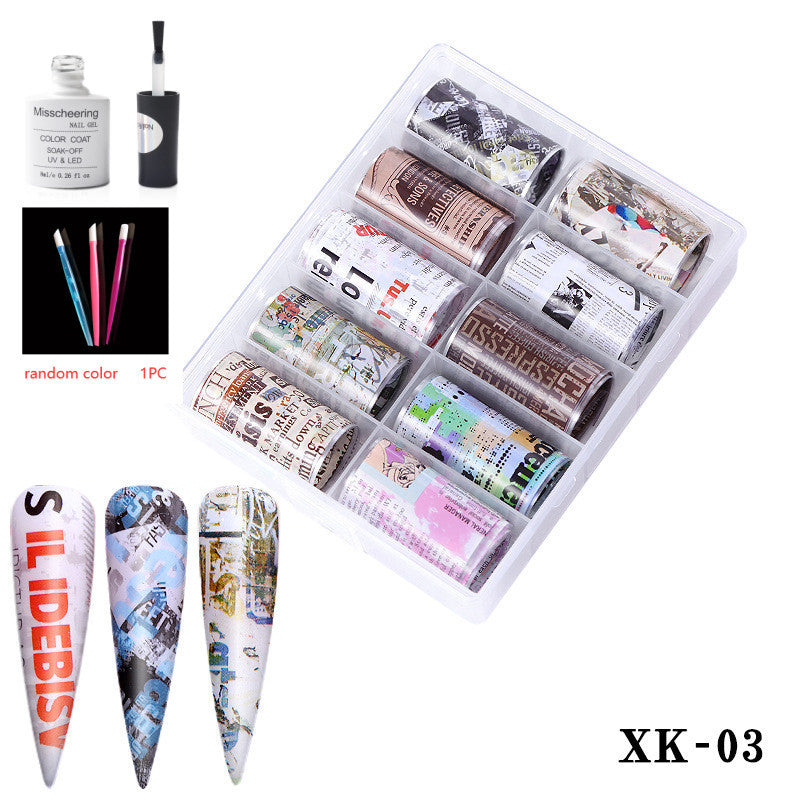 Nail Supplies Transfer Sticker
