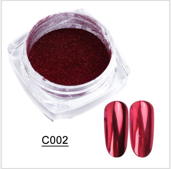 Beautiful Mirror Effect 3D Nail Rub-On Powder! 13 different colors! 0.5g containers