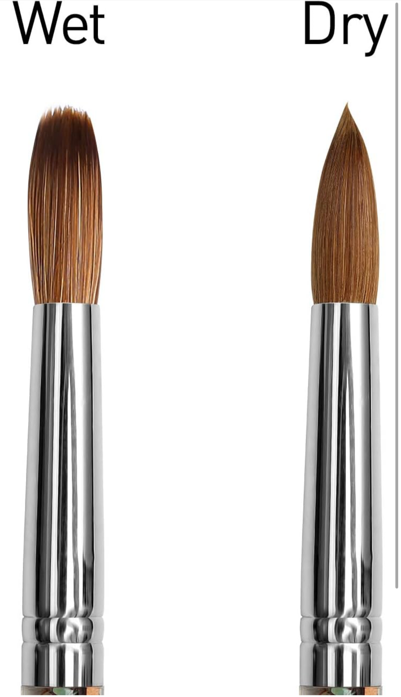 Acrylic Nail Brush 100% kolinsky