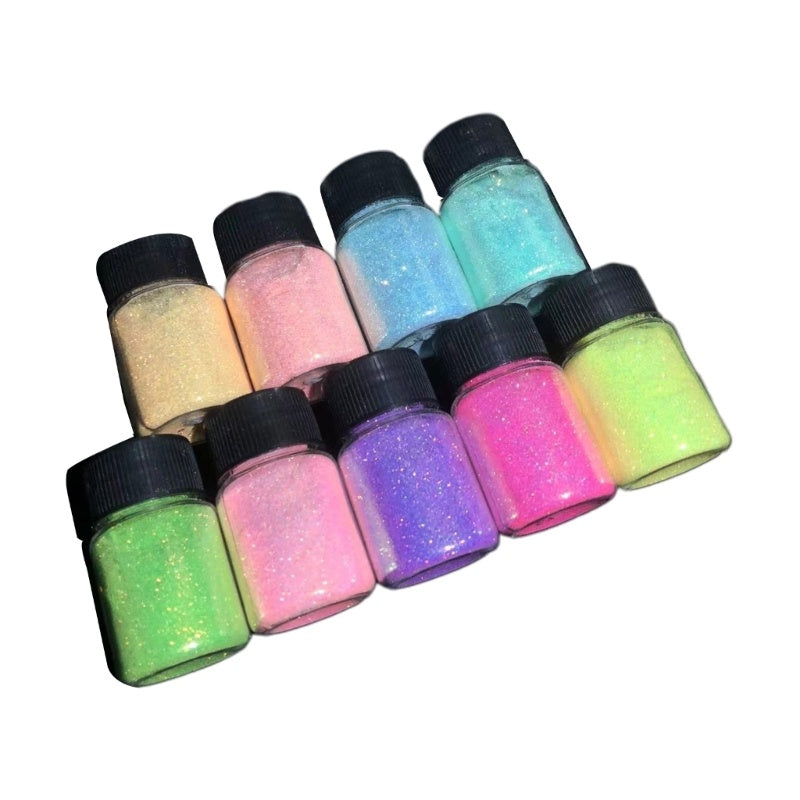 Galaxy Magic Diamond Glitter for Nails or Epoxy Resin, Crafts, etc. 10,5, or 2 gram sets of 9