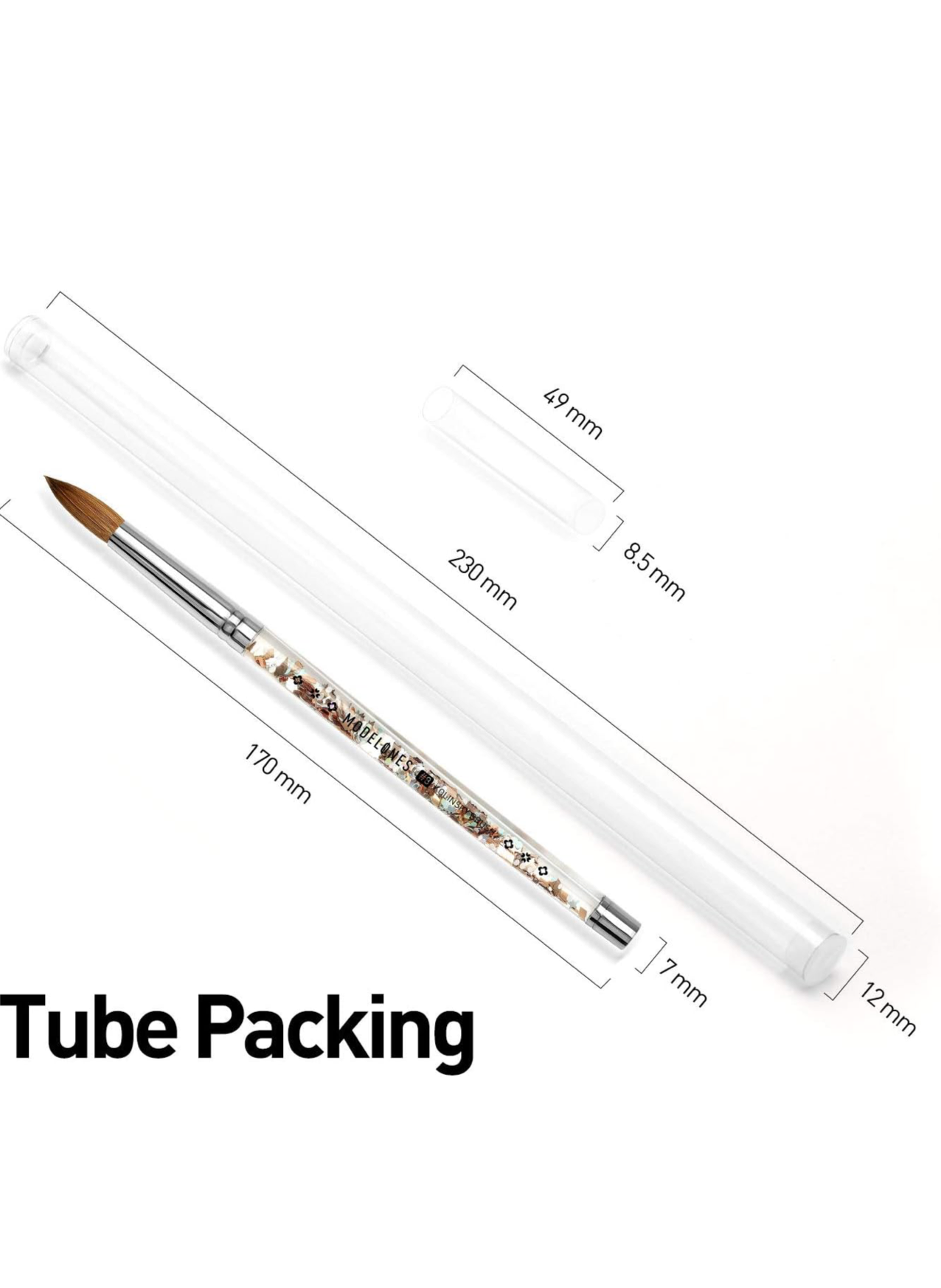 Acrylic Nail Brush 100% kolinsky