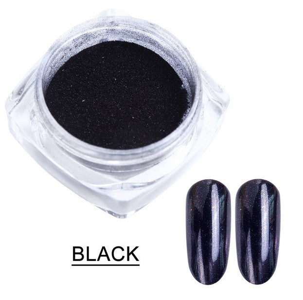 Beautiful Mirror Effect 3D Nail Rub-On Powder! 13 different colors! 0.5g containers