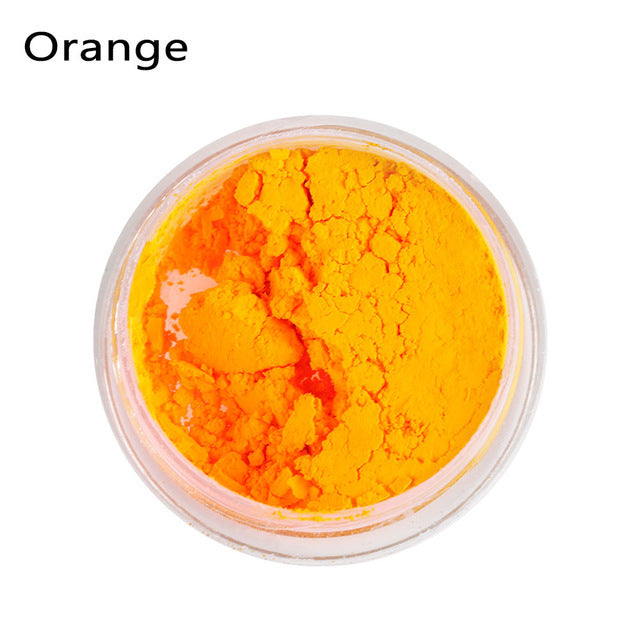 Neon Loose Powder Pigment Mica Powder...multiple uses: make-up, nails, crafts, etc.