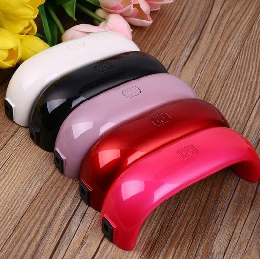 9W Mini USB LED UV lamp for Curing gel nails! Perfect size to keep handy or even out on your nail desk. Perfect for polygel!