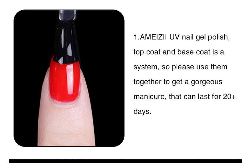 Base Coat Gel Polish and Top Coat Gel Polish