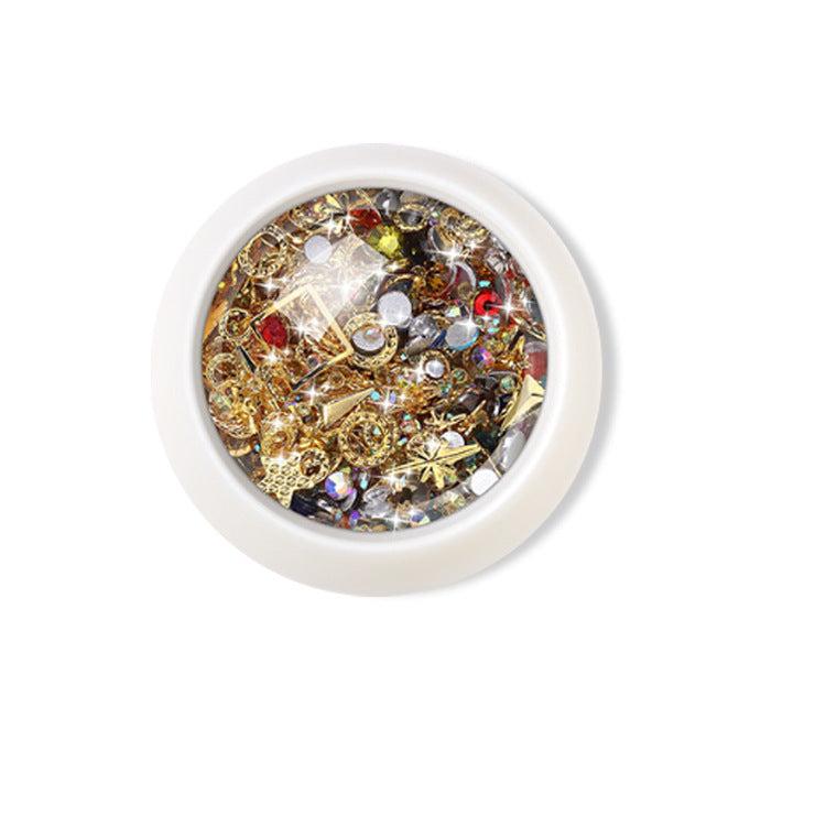 Nail Art Jewelry mixed gems, rhinestones, crystals, etc. Beautiful Mixture!