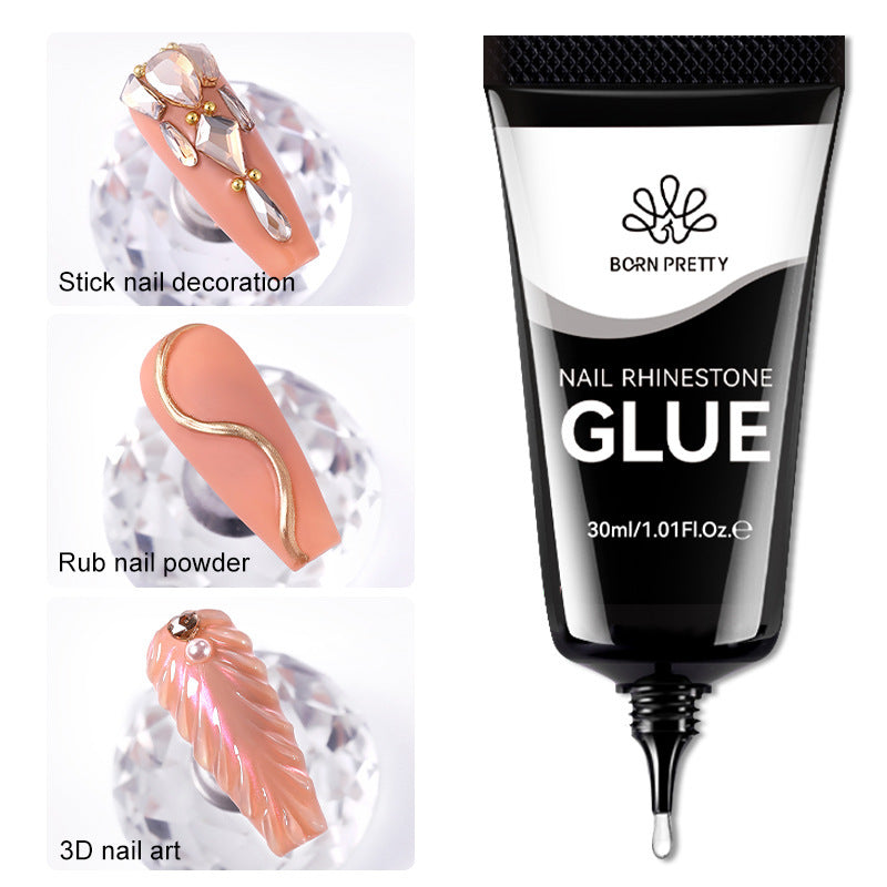 Super Sticky Long-lasting Rub Powder Wash-free Manicure Nail Tip