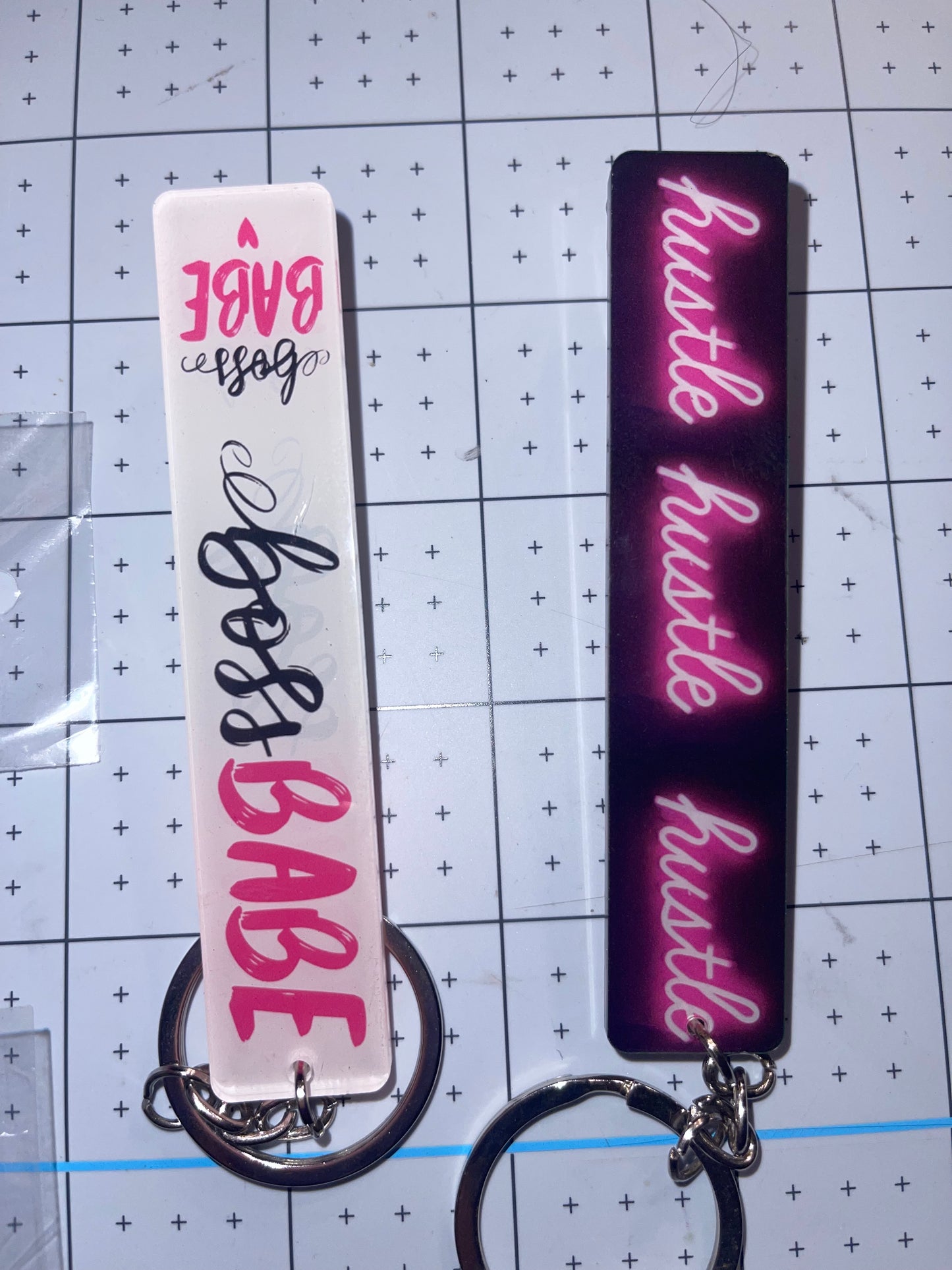 Long Nail keychain “card grabber”