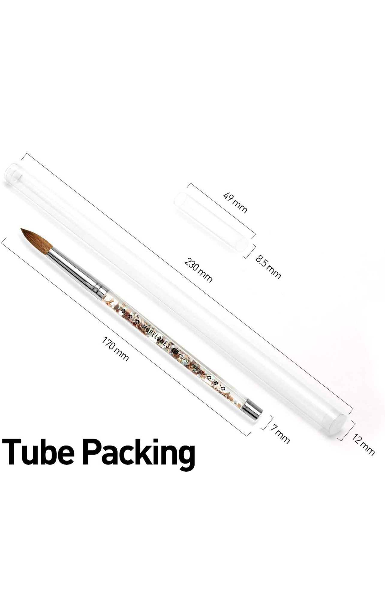Acrylic Nail Brush 100% kolinsky
