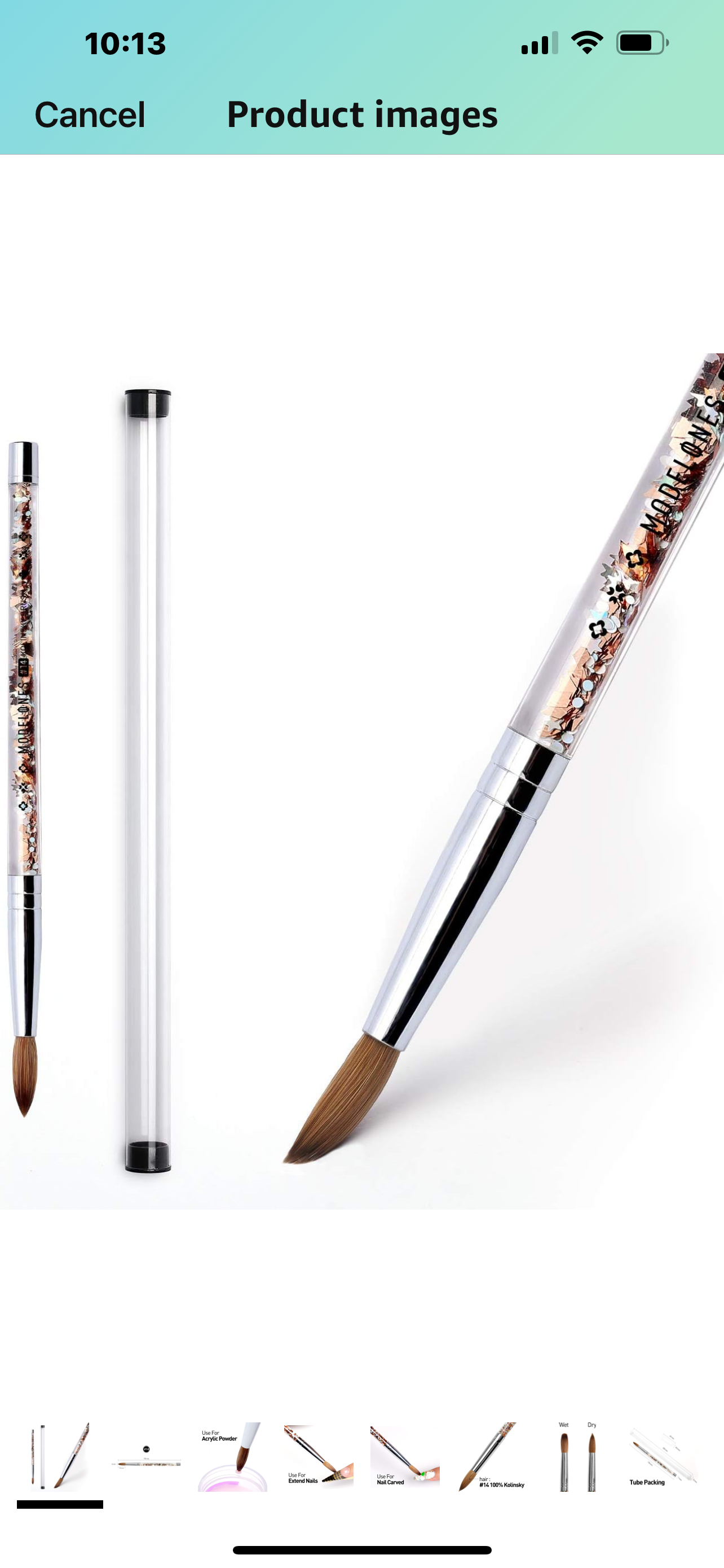 Acrylic Nail Brush 100% kolinsky