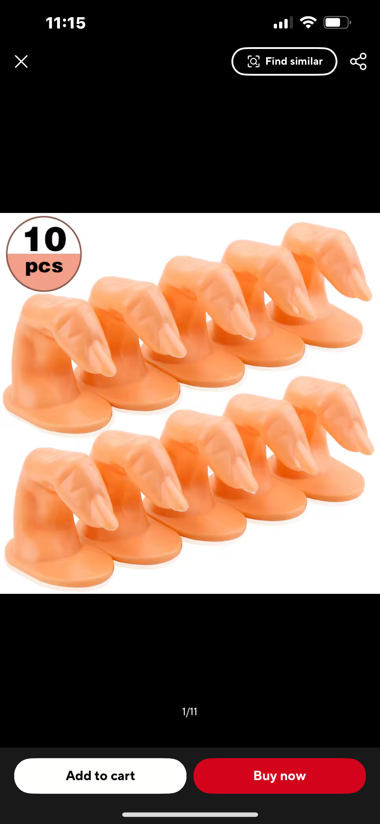 Practice finger with sticky side for easier practice. Comes with tips to apply.