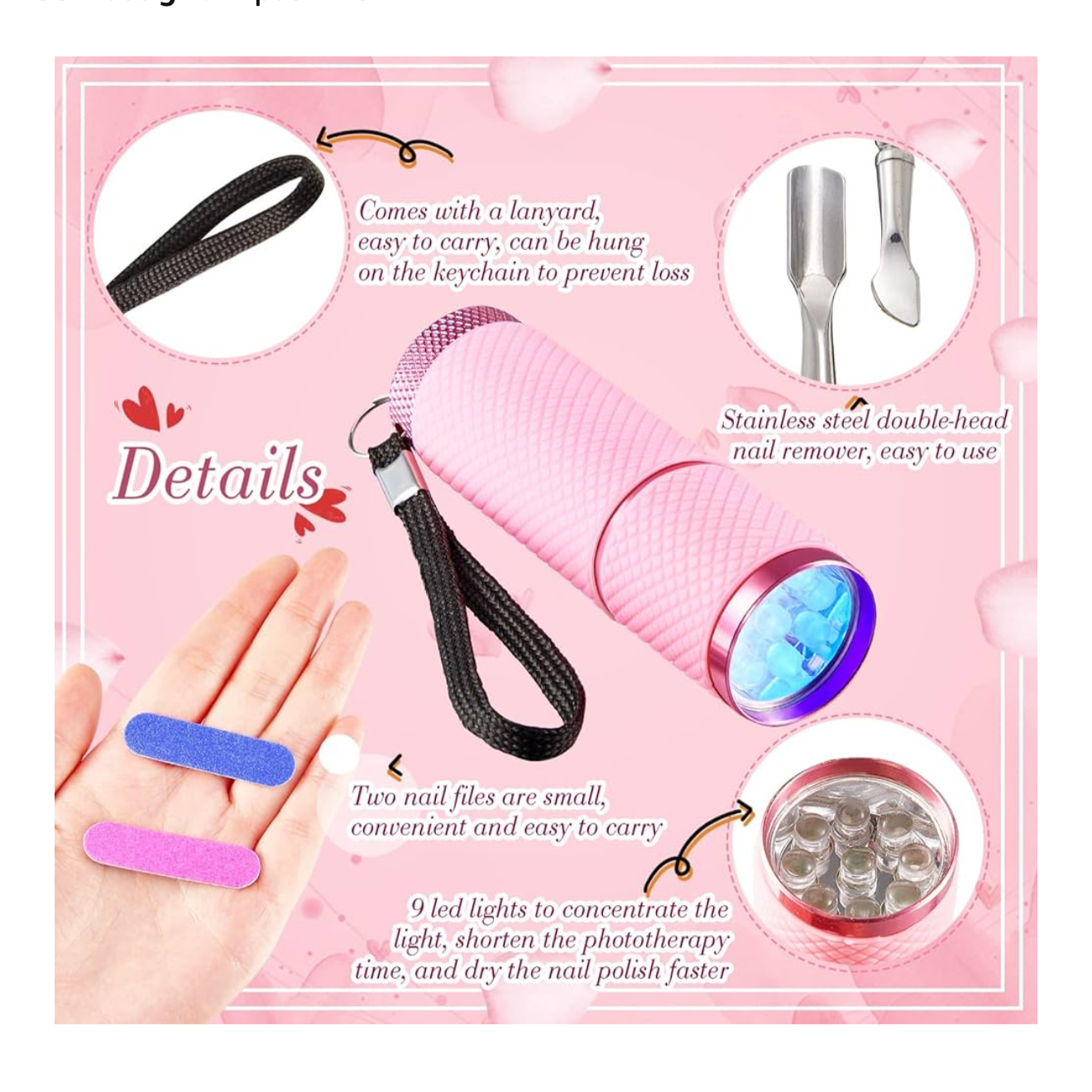 FLASHIE HANDHELD UV NAIL LAMP! 3 COLOR CHOICES!