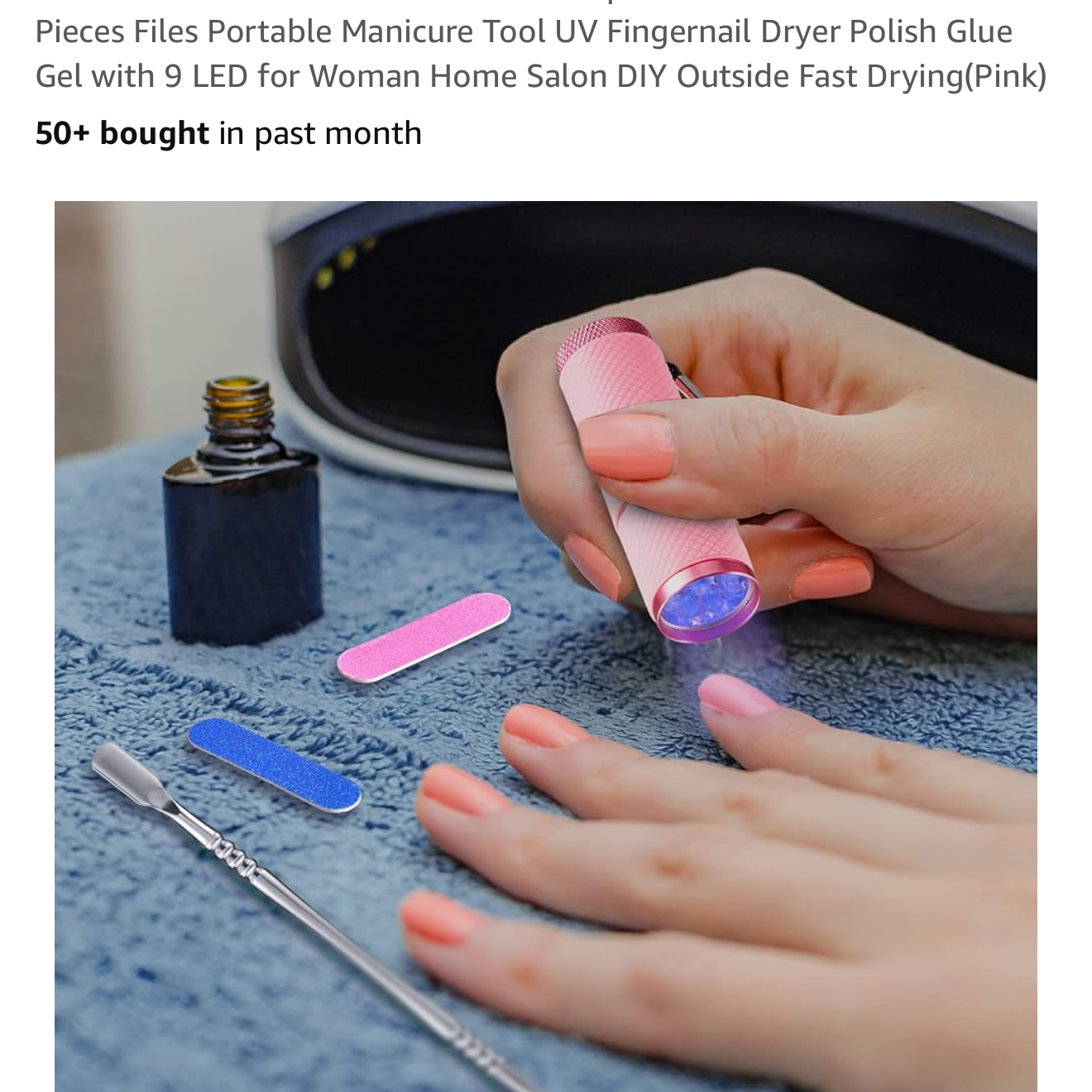 FLASHIE HANDHELD UV NAIL LAMP! 3 COLOR CHOICES!