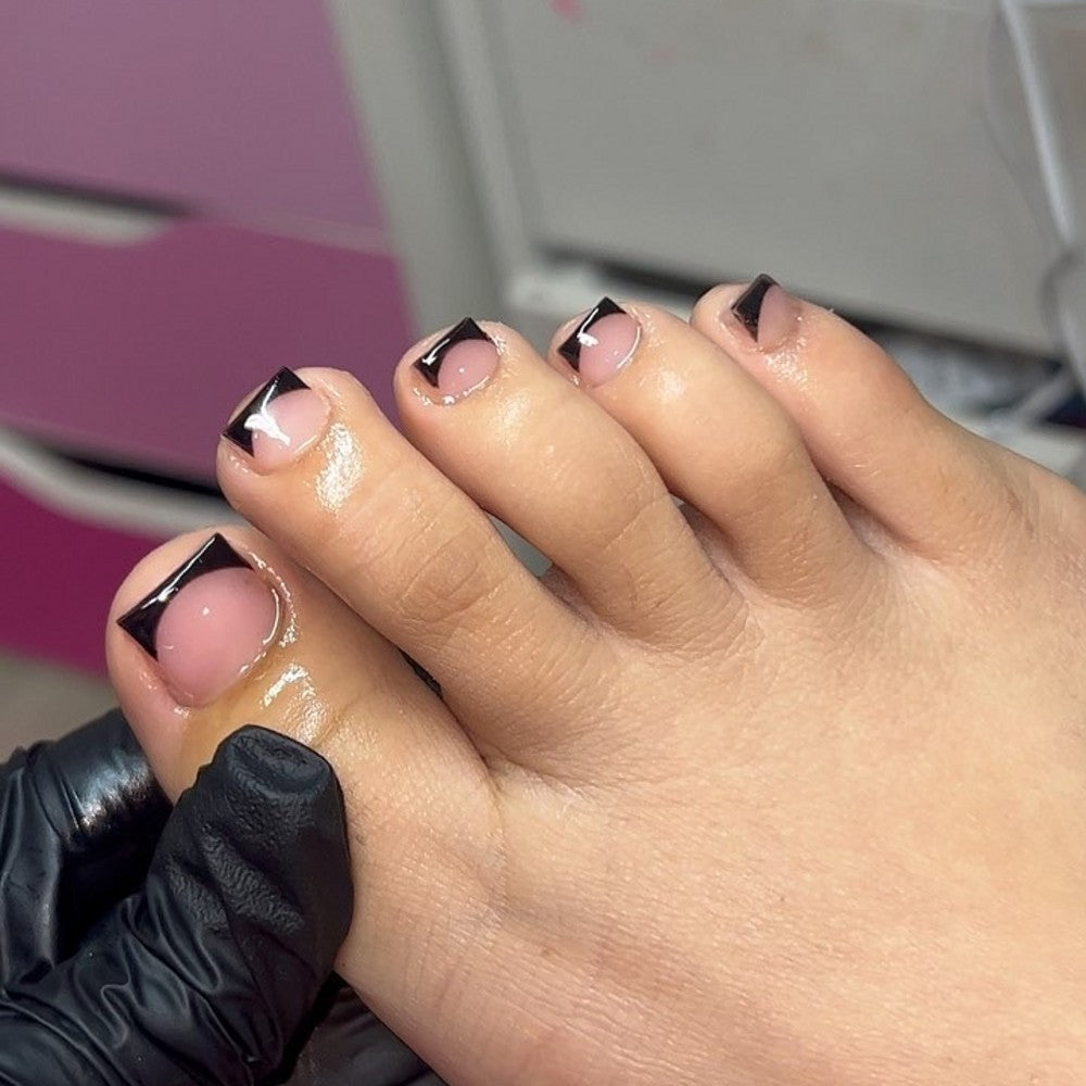 Summer French Nail Simple Wearable
