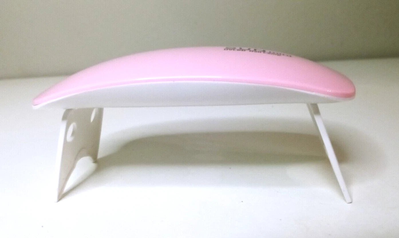 6 watt mini foldable nail lamps with power USB cord and kiss decal to decorate it with!