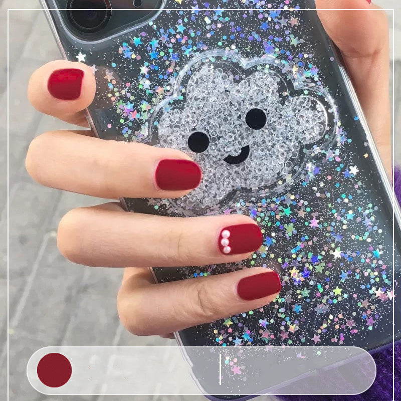 Mattitude Matte Nail Polish (regular nail polish) no curing required.