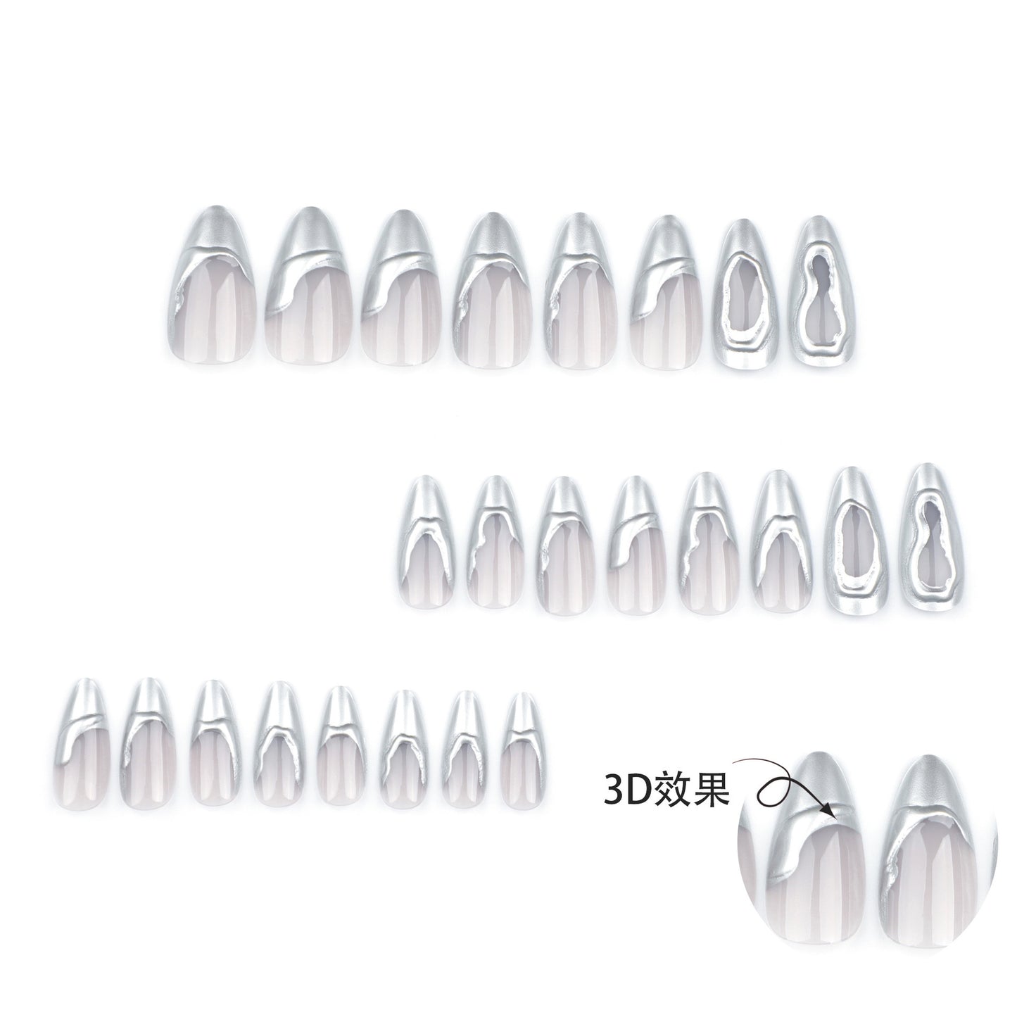 French Silver 3D Wear Armor Female