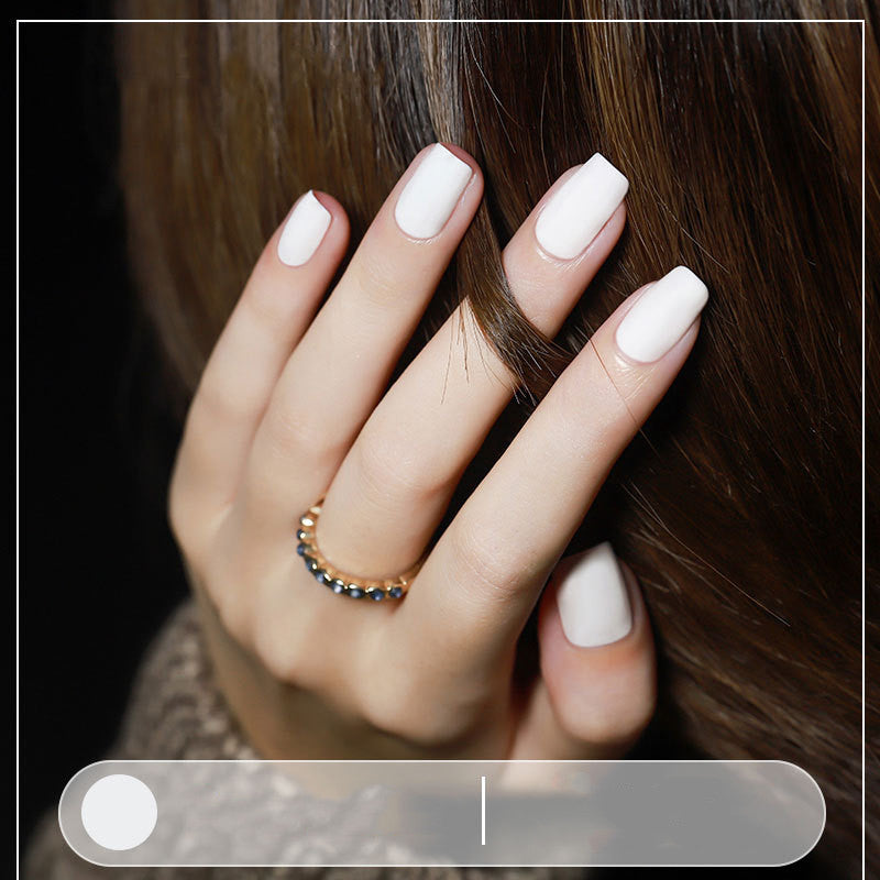 Mattitude Matte Nail Polish (regular nail polish) no curing required.