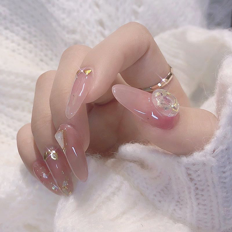 NAIL EXTENSION POLYGELS IN 7 COLORS TO CHOOSE FROM, CURE IN LAMP, ODORLESS, SAFER THAN ACRYLIC