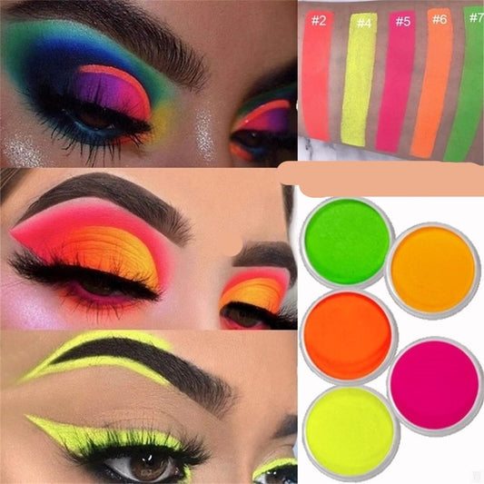 Neon Loose Powder Pigment Mica Powder...multiple uses: make-up, nails, crafts, etc.