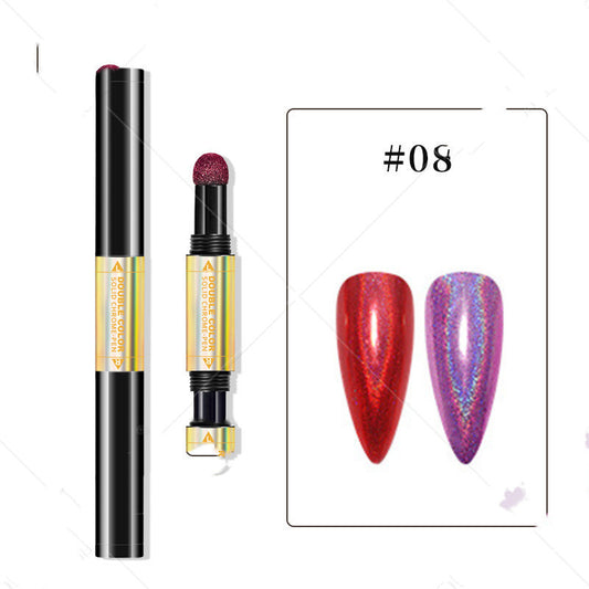 Press on Nail Powder Pen!  Laser Magic Mirror Powder Cushion Pen