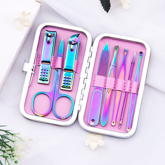Nail clippers 8-piece nail care tool set