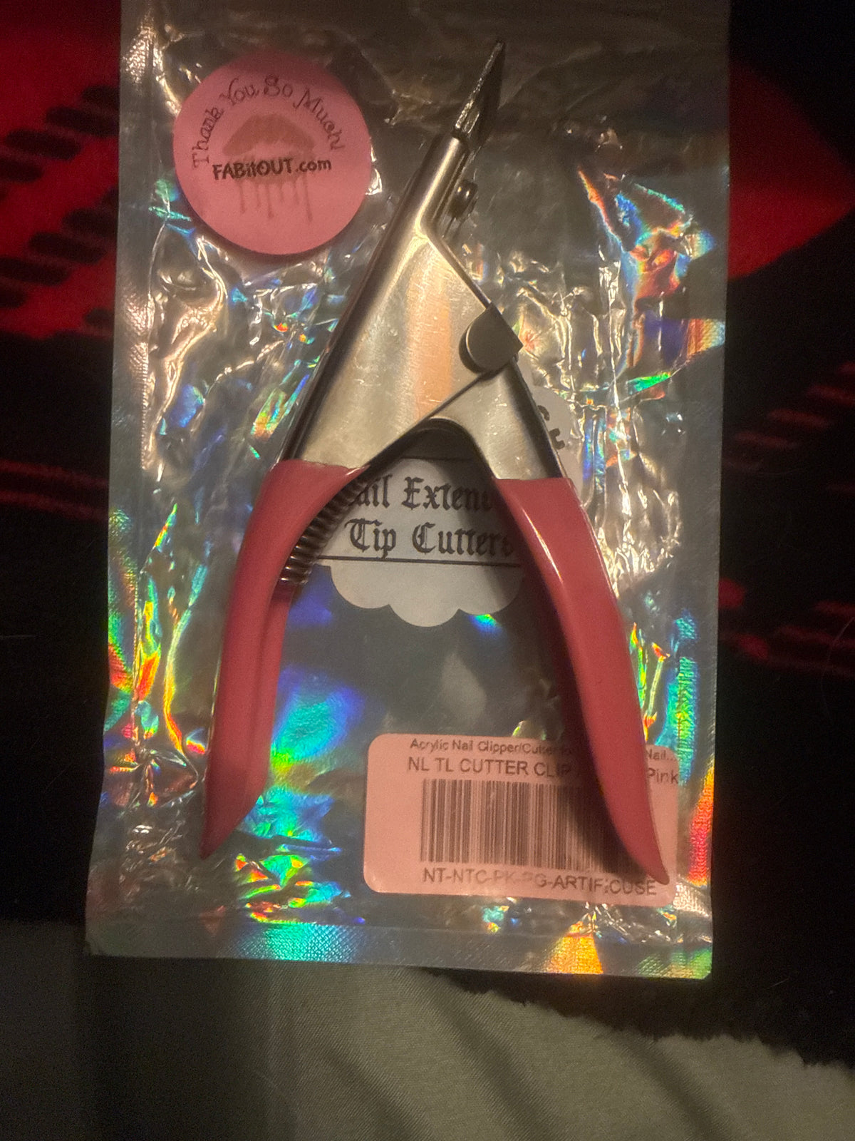 Acrylic Nail Clipper/Cutter for Long Faux Nails and Extensions