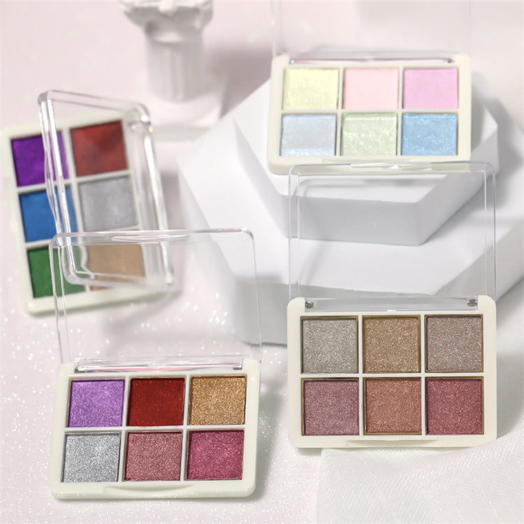 Manicure Six-color Solid Magic Mirror Effect Powder