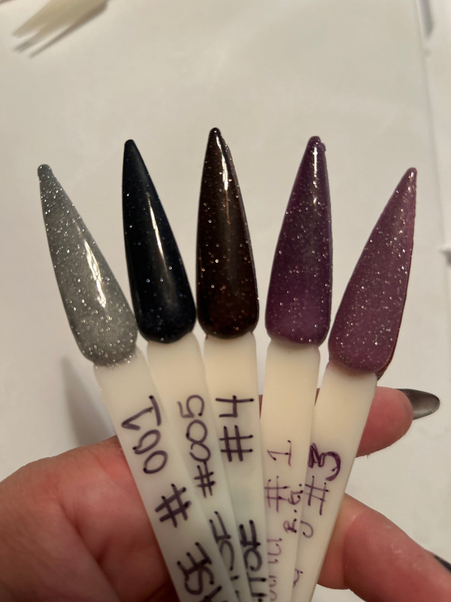 Nail Swatch Color testers- for acrylic, polish or gel!