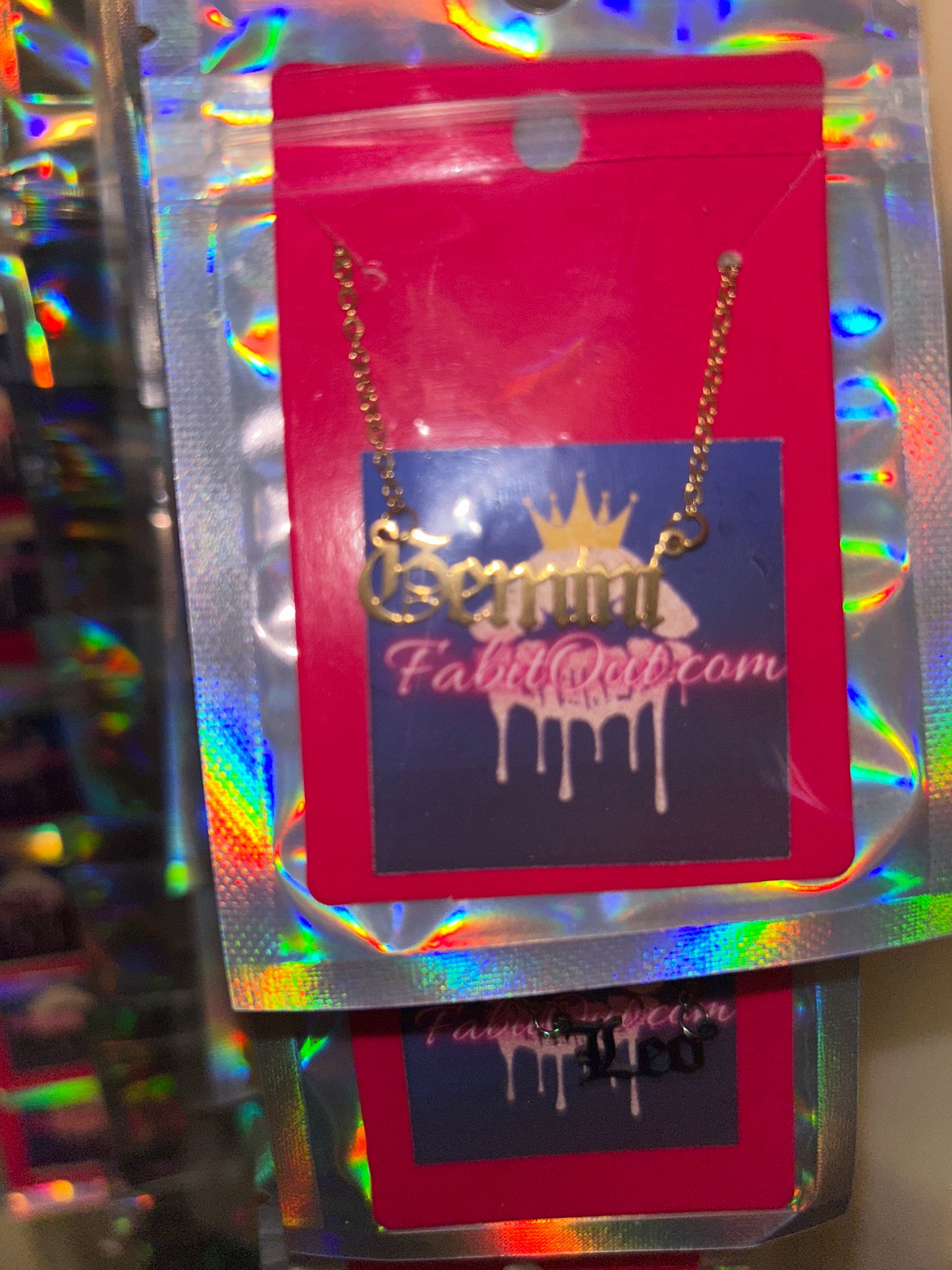 FAB Astrology Nameplate Necklaces