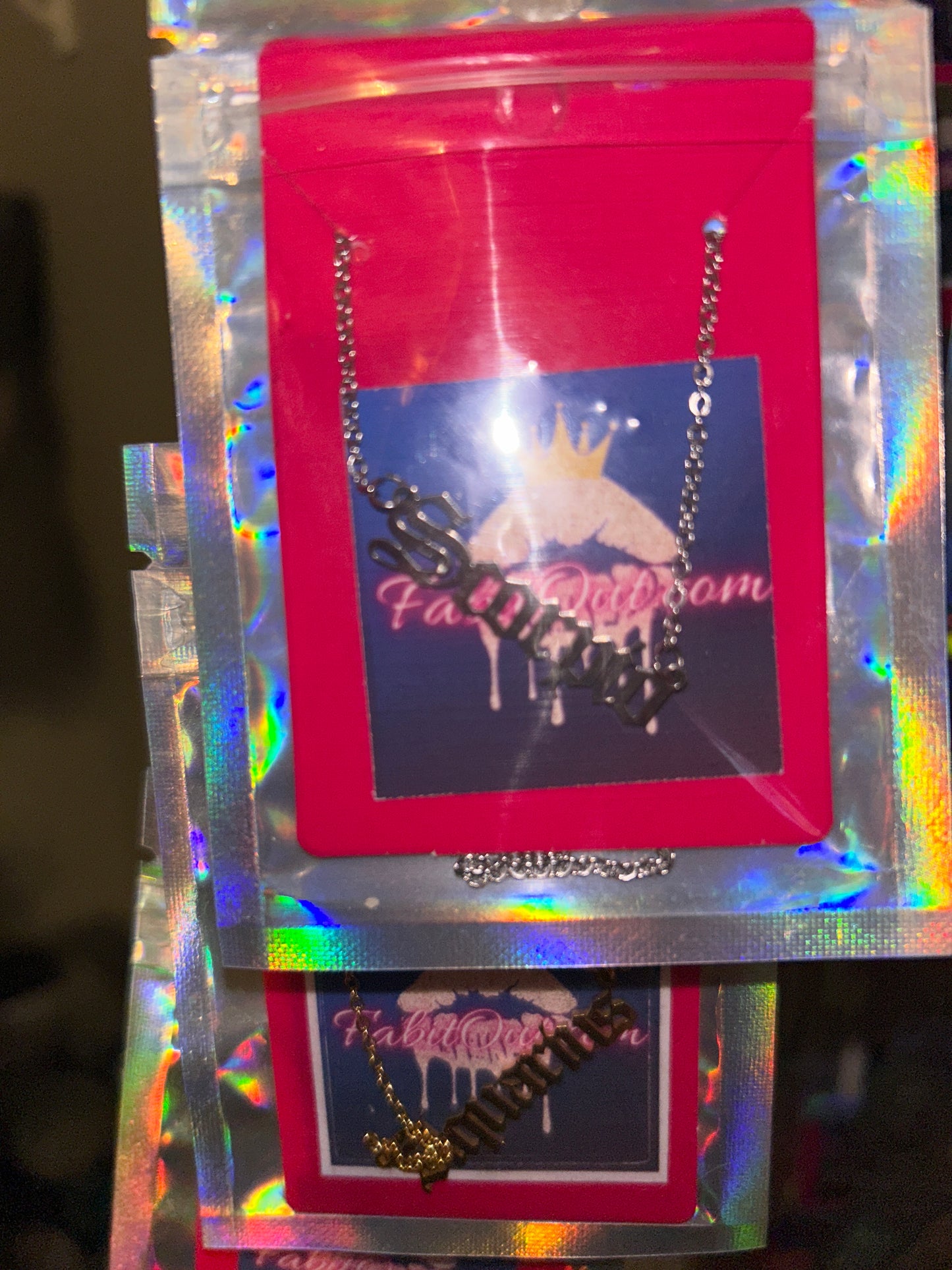 FAB Astrology Nameplate Necklaces