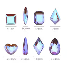 Holographic Color Changing Nail Crystals – Gems, Stars, Moons, Butterflies & More ✨
