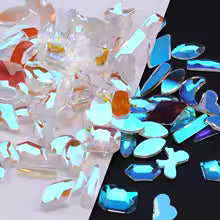 Holographic Color Changing Nail Crystals – Gems, Stars, Moons, Butterflies & More ✨