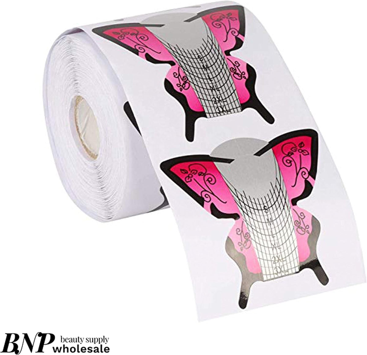 Faux Nail Butterfly Forms or Black & gold nail forms to do acrylic or gel nails instead of using tips!