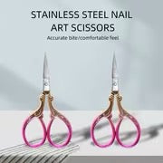 Mini Manicure Scissors in a FAB magenta pink color