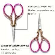 Mini Manicure Scissors in a FAB magenta pink color