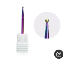 5 in 1 Nail Drill Bit Tapered Shape Straight Cut drill bit for Acrylic Nail Gel 3/3 Carbide Tungsten