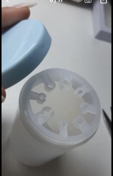Nail Art Cleaning Cup for Nail Brushes including lid