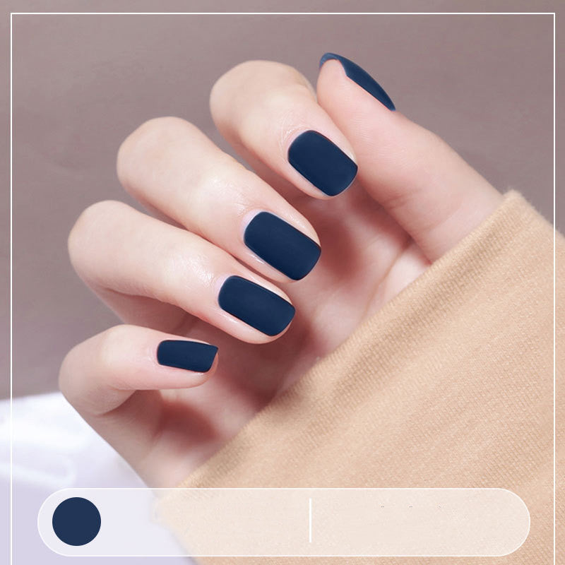 Mattitude Matte Nail Polish (regular nail polish) no curing required.