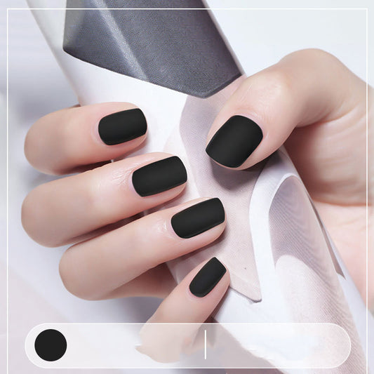 Mattitude Matte Nail Polish (regular nail polish) no curing required.