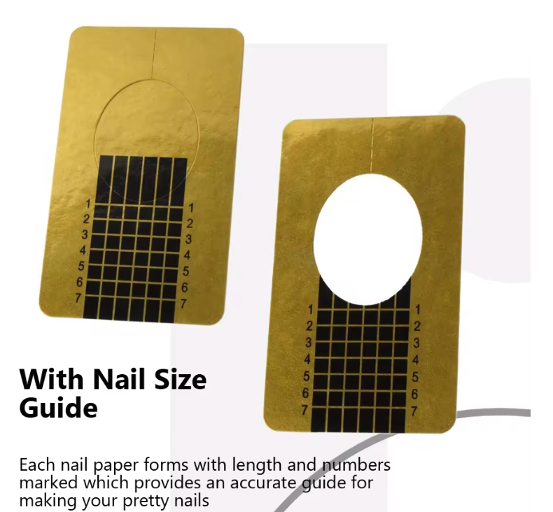 Faux Nail Butterfly Forms for building extensions! 50 pack